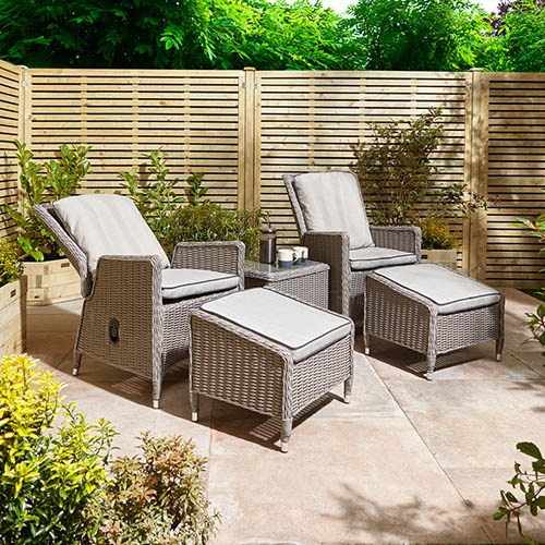 Prestbury Lounger Set-Natural Stone