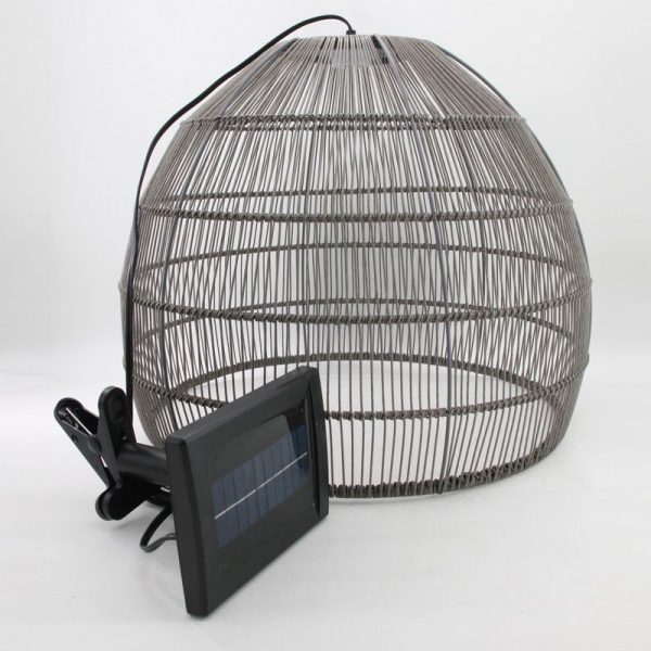 Rattan Pendant Garden Solar Light by Callow