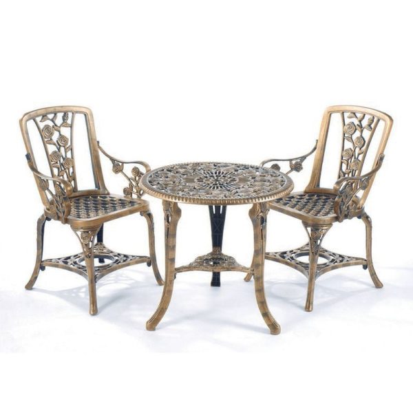 Rose Garden Armchair Set Bronze