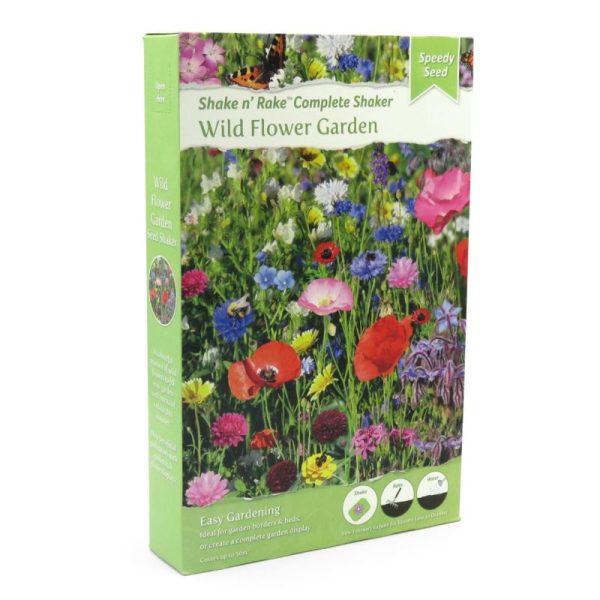 Shake N Rake Wild Flower Garden Growing Seed Mix