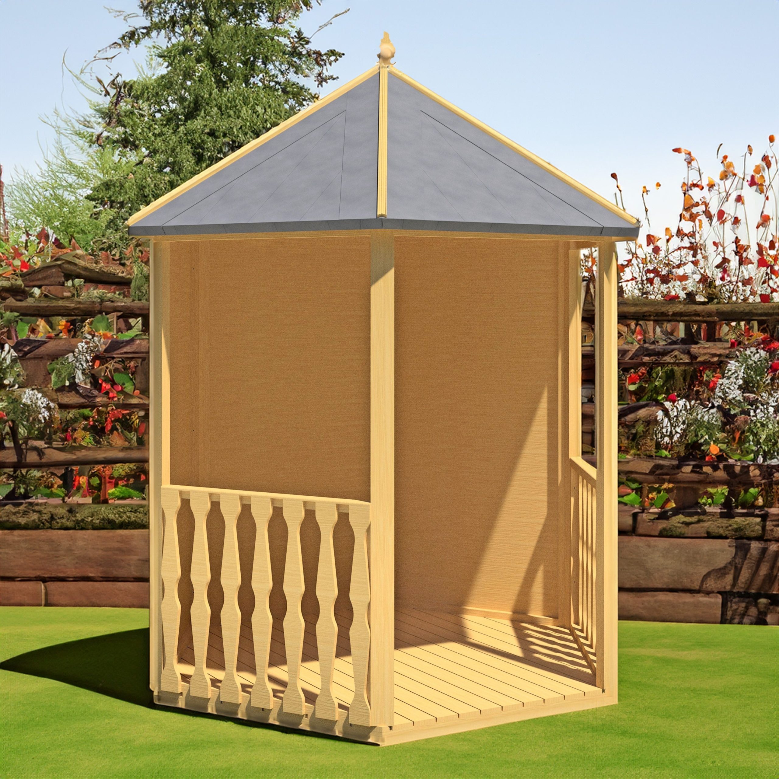 Shire Gazebo Garden Arbour (7' x 6')