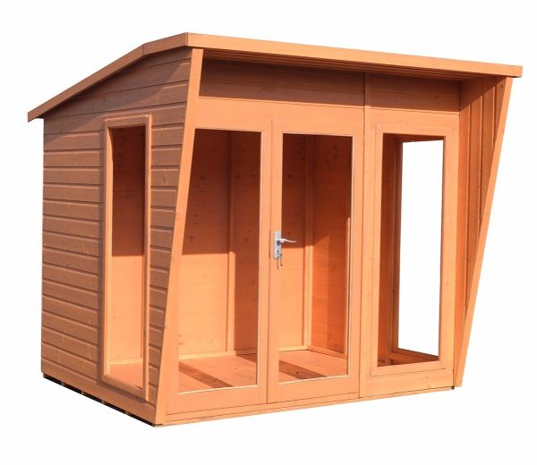 Shire Highclere 8' 1" x 7' 8" Pent Summerhouse - Premium Dip Treated Shiplap