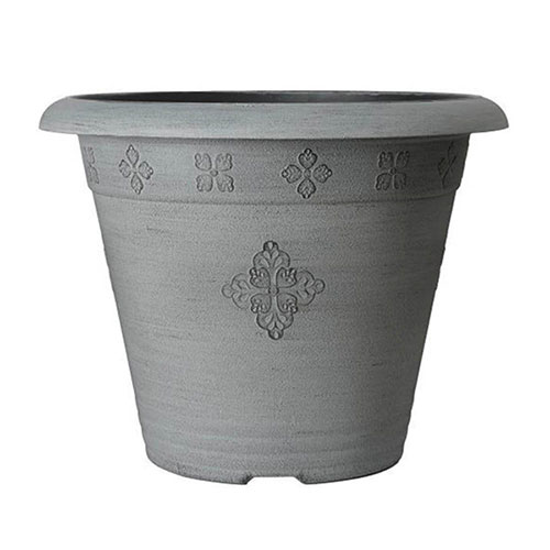 Silver Medley Round Planter