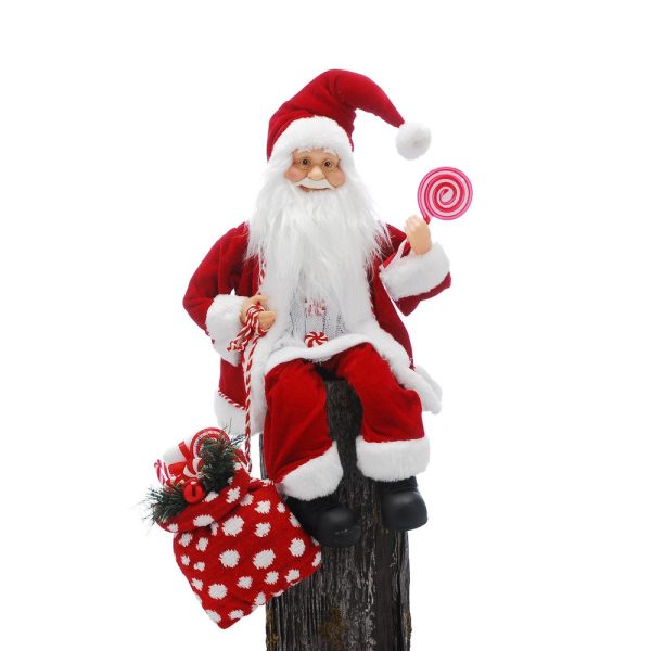 Sitting Santa Christmas Decoration - 45cm