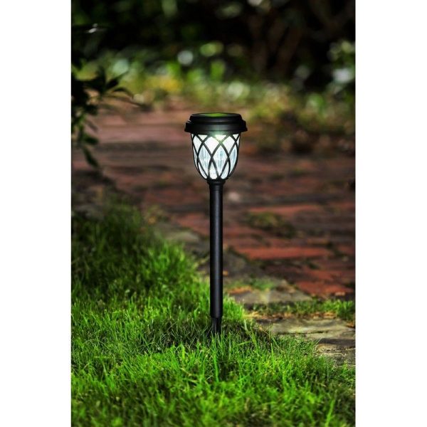 Solar Garden Stake Light White LED - 42cm by Bright Garden