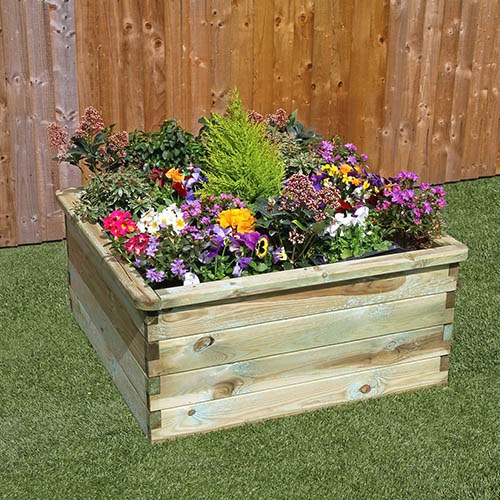 Square Sleeper Raised Bed