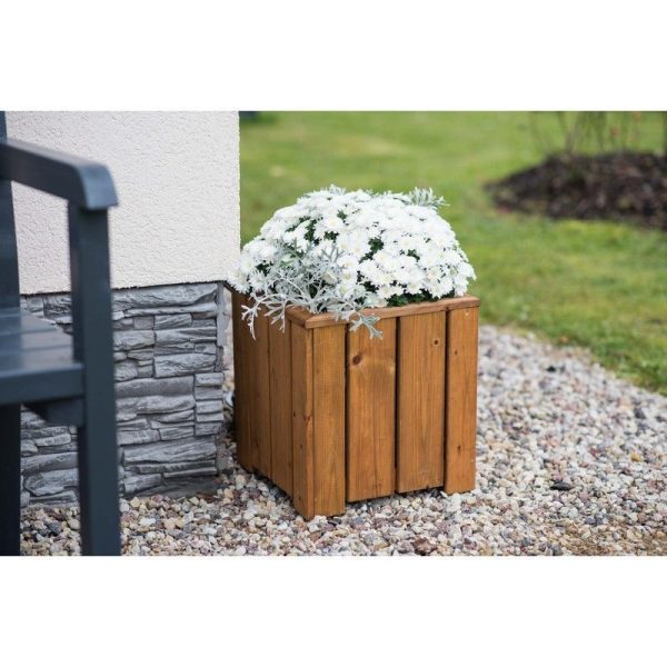 Valmiera Planter - Brown by EKJU